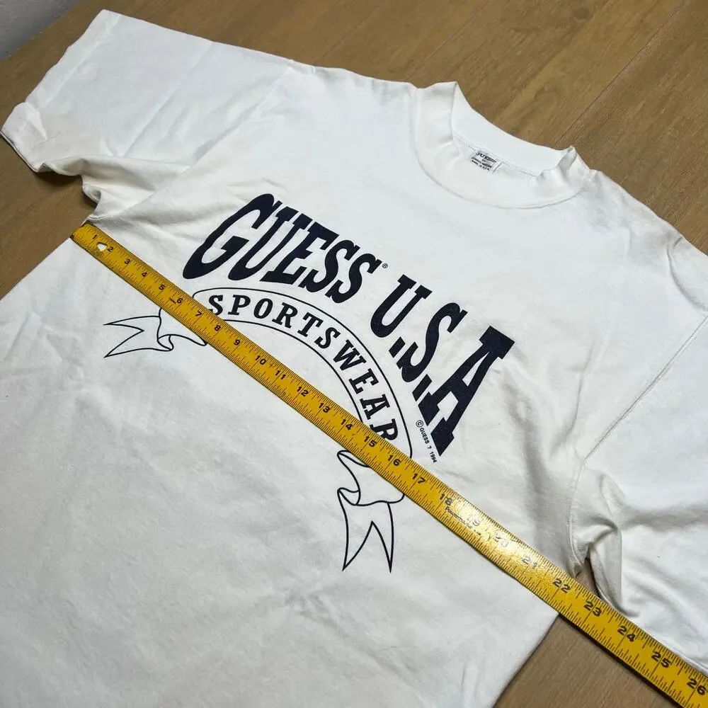 Vintage GUESS USA By Georges Marciano T Shirt 90s 1994 Single stitch Sz XL - Picture 6 of 10
